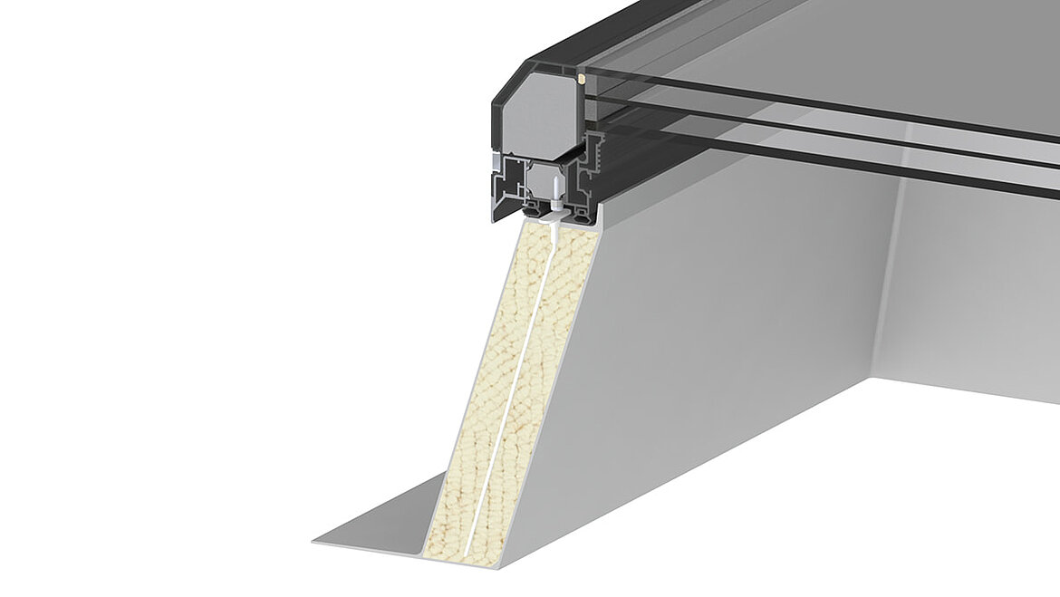 Flachdach Fenster Reed-Kontakt