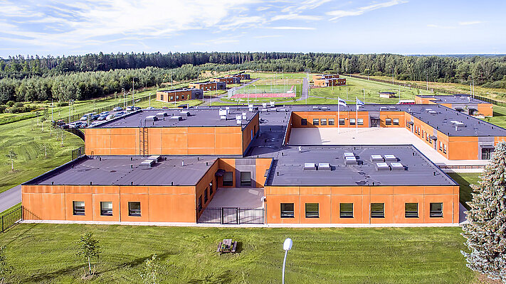 LAMILUX Flachdach Fenster F100 - Schule Kaagvere Estland