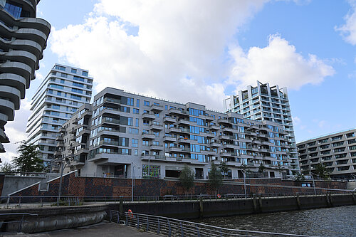 Gebäude am Hamburger Strandkai