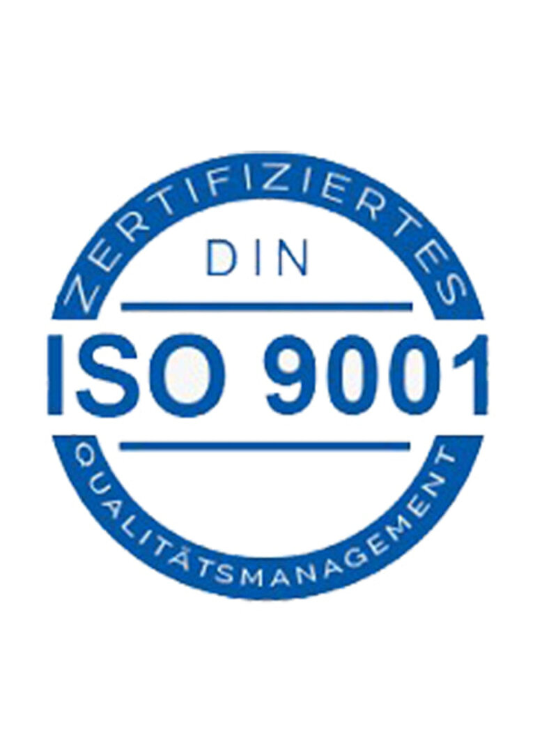 Zertifiziertes Qualitätsmanagement DIN ISO 9001 Siegel