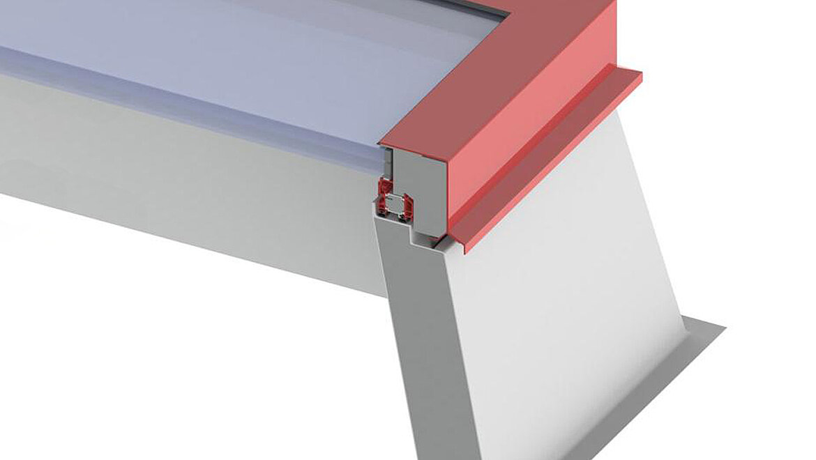 Flachdach Fenster Passivhaus Konstruktionsdetails