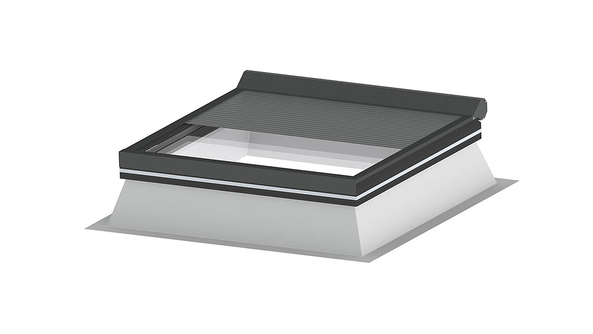 Flachdach Fenster Sonnenschutz außenliegend