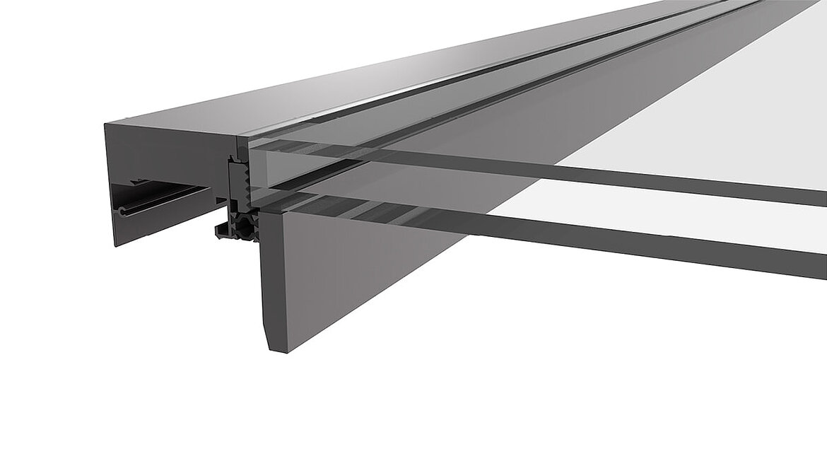 LAMILUX Modulares Glasdach MS78 Wärmeschutzisolierverglasung 2-Fach