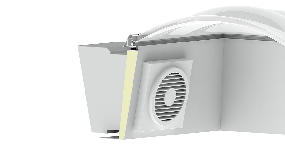 LAMILUX Lichtkuppel F100 W Ventilator