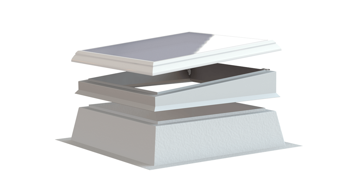 LAMILUX Flachdach Fenster Adapterrahmen