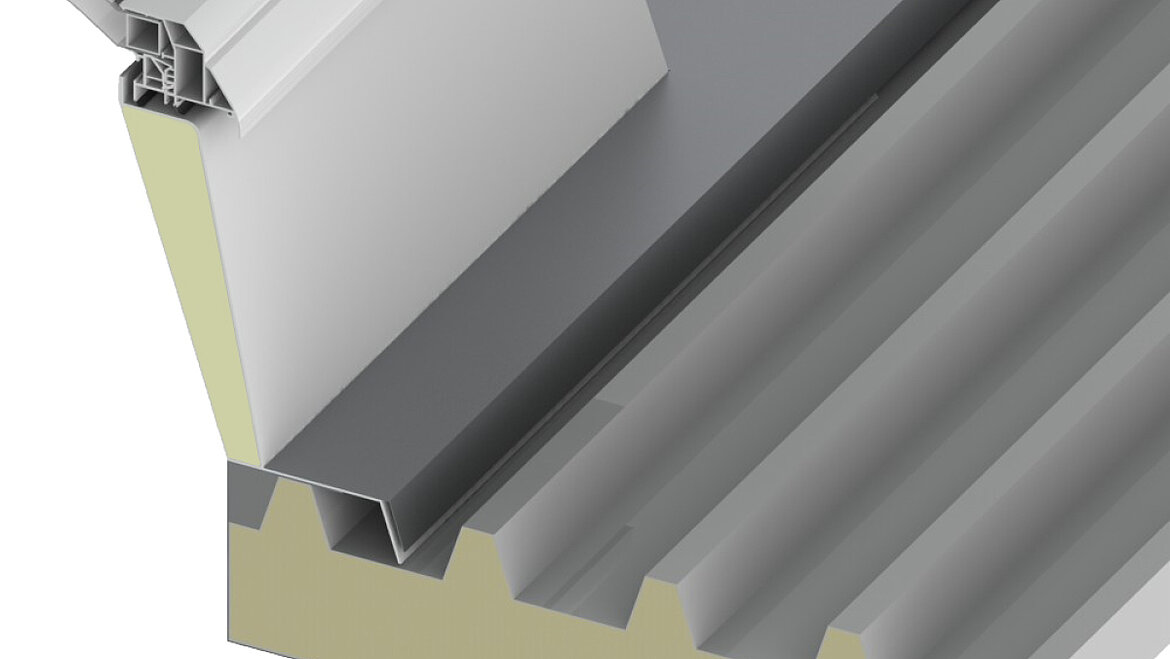 LAMILUX Lichtkuppel F100 W gekanteter Fußflansch