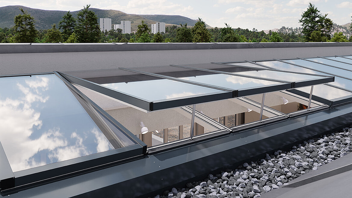 LAMILUX Modulares Glasdach MS78