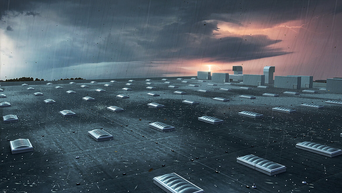 LAMILUX Lichtkuppel F100 W Extemwetterereignis