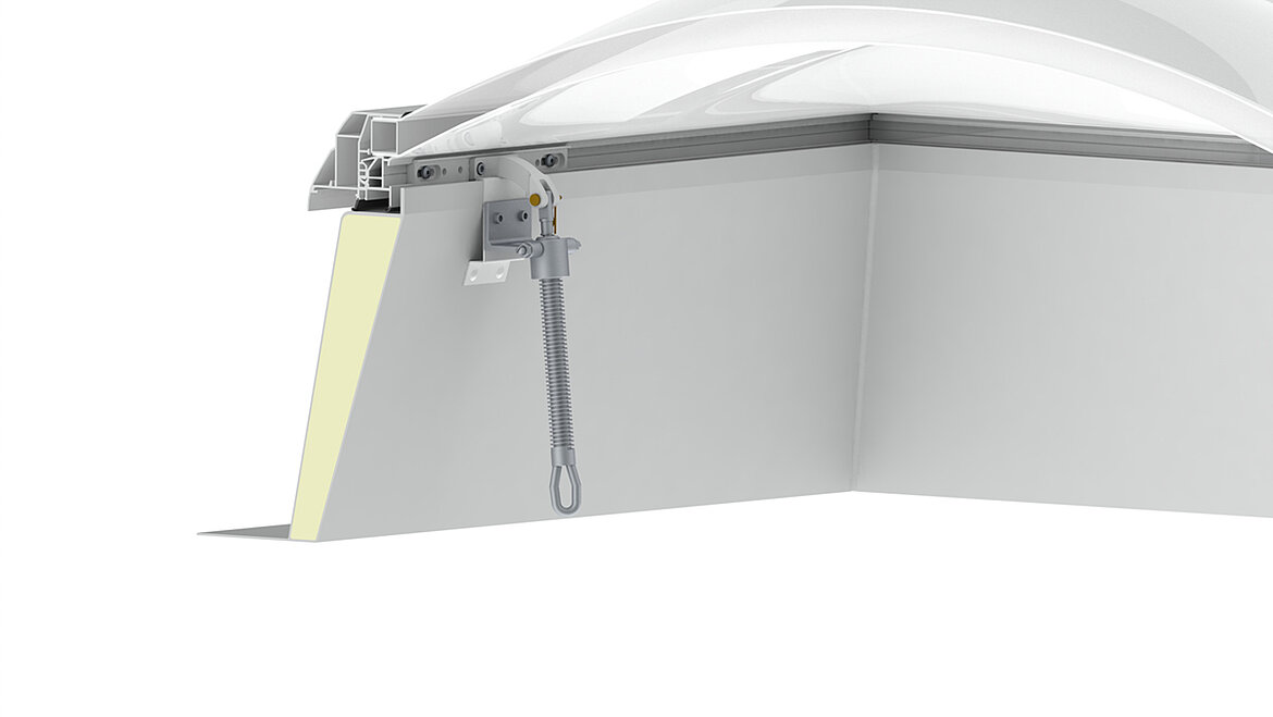 LAMILUX Lichtkuppel F100 W Handspindel