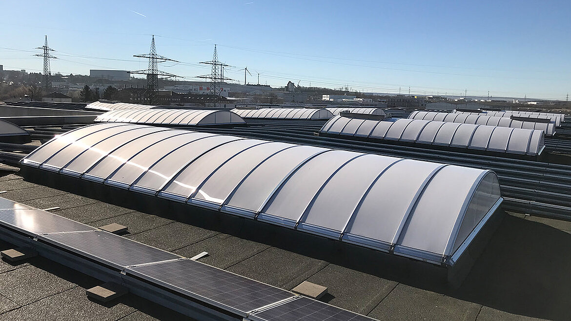 Energieeffizienz LAMILUX Lichtband B Passivhausstandard