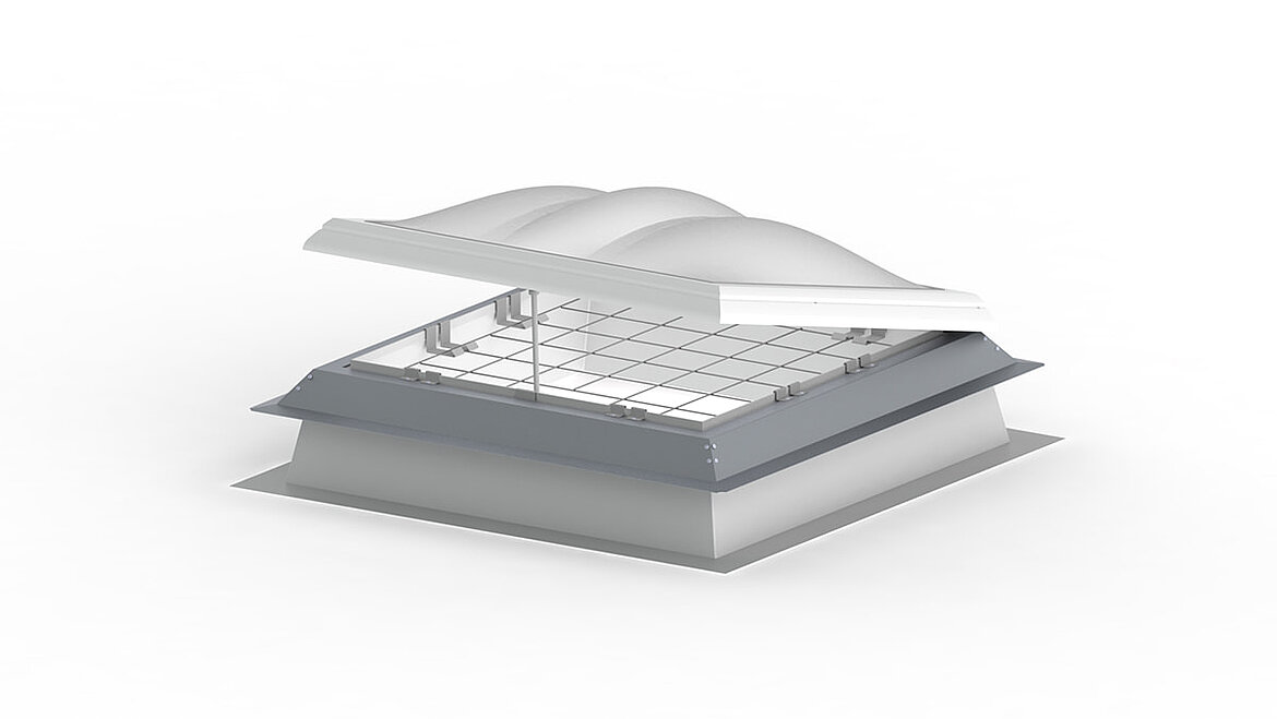 LAMILUX Lichtkuppel F100 W Durchsturzgitter