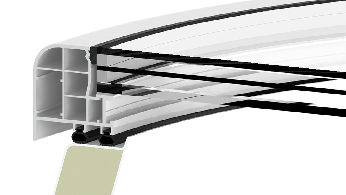 LAMILUX Flachdach Fenster F100 rund Wärmedämmverglasung (MHF) 3-fach LAMILUX Flachdach Fenster F100 rund Wärmedämmverglasung (MHF) 3-fach