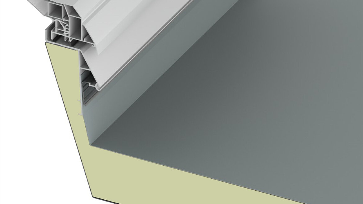 LAMILUX Lichtkuppel F100 W Aufsatzkranz