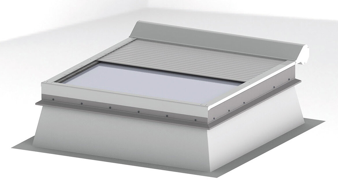 LAMILUX Flachdach Fenster Sonnenschutz