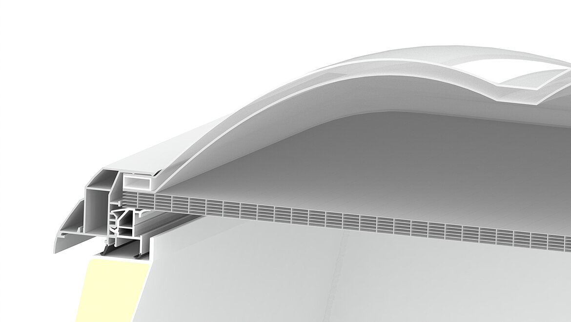 LAMILUX Lichtkuppel F100 W Verglasung 