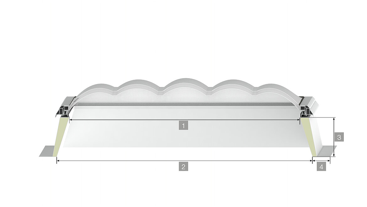 LAMILUX Lichtkuppel F100 W OKD