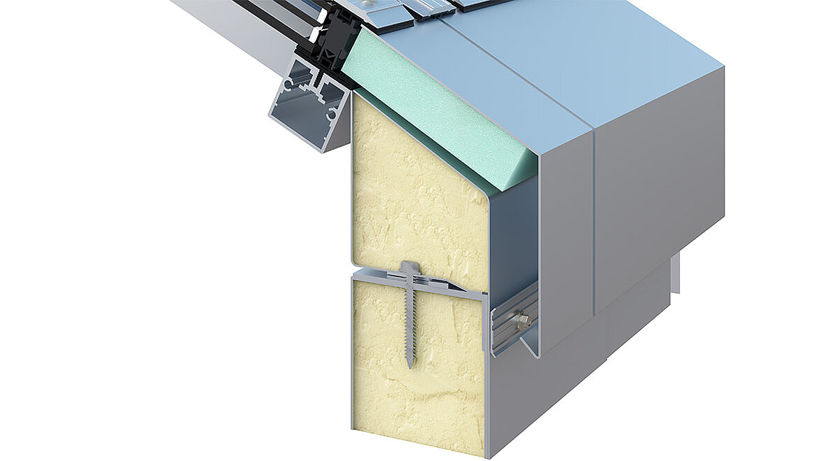 Montage auf Stahlblechzarge