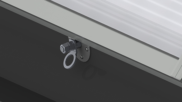 Lichtband Anschlagpunkt