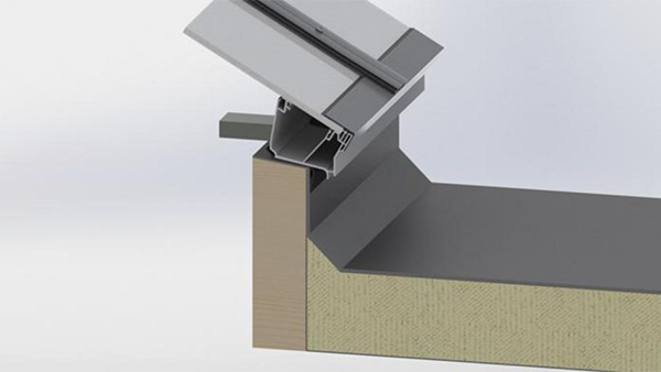 Montage auf Holzleimbinder