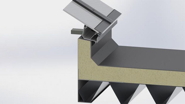 Montage auf Stahlblechzarge