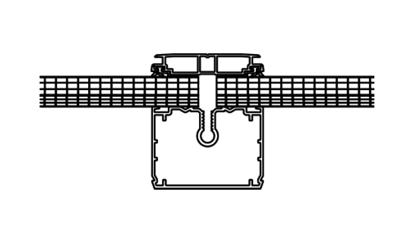 LAMILUX Lichtband S PC 10-4 fach + PC 6-4 fach