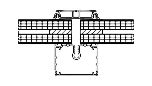 LAMILUX Lichtband S Verglasung Composite 32 mm GFUP cavity resist
