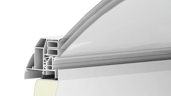 LAMILUX Lichtkuppel F100 dreischalig
