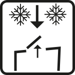 Rauchlift Flachdach Fenster F100 RWG, Schneelast