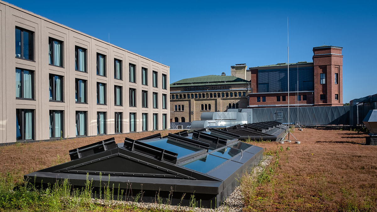 LAMILUX Glasdach- und Fassadenbau Referenz, Schultheiss Quartier Berlin