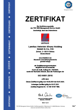 Zertifizierung nach ISO 9001, Qualitätsmanagementsystem
