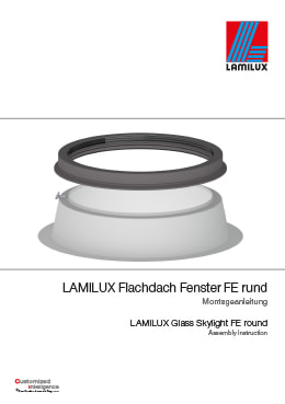 Flachdach Fenster FE rund